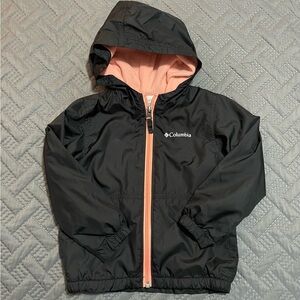 Columbia Lightweight Nylon Zip Up Jacket Girls 3T